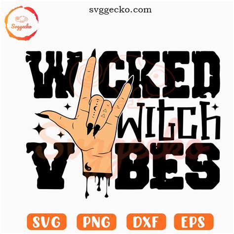 Wicked witch vibes svg